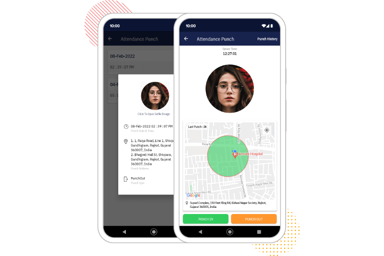 workforce can mark attendance digitally with geo location