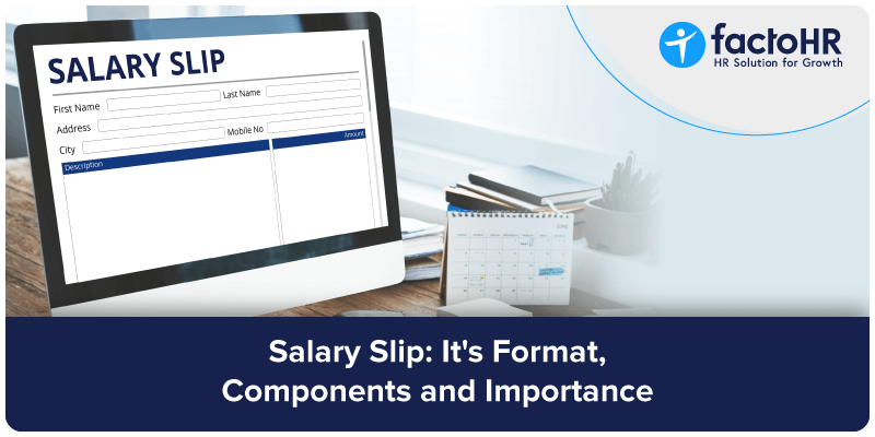 salary slip it's format, components and importance
