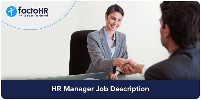 hr manager job description