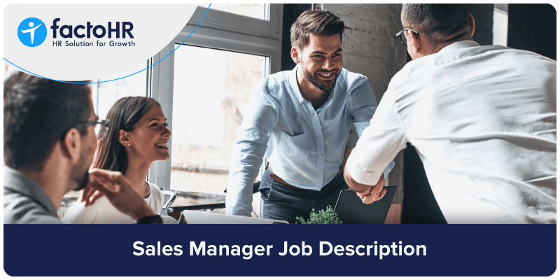 Sales Manager Job Description