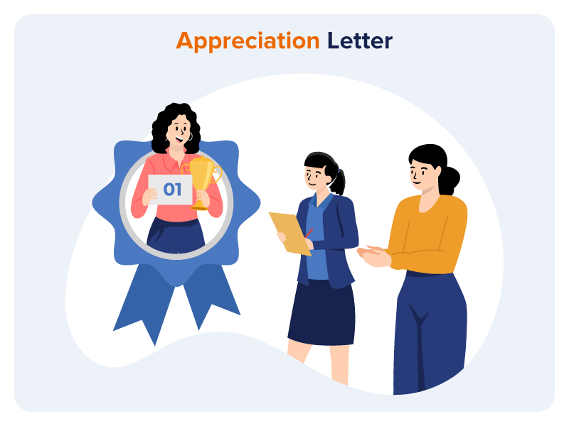 Appreciation Letter Format And Sample with 4 Template 