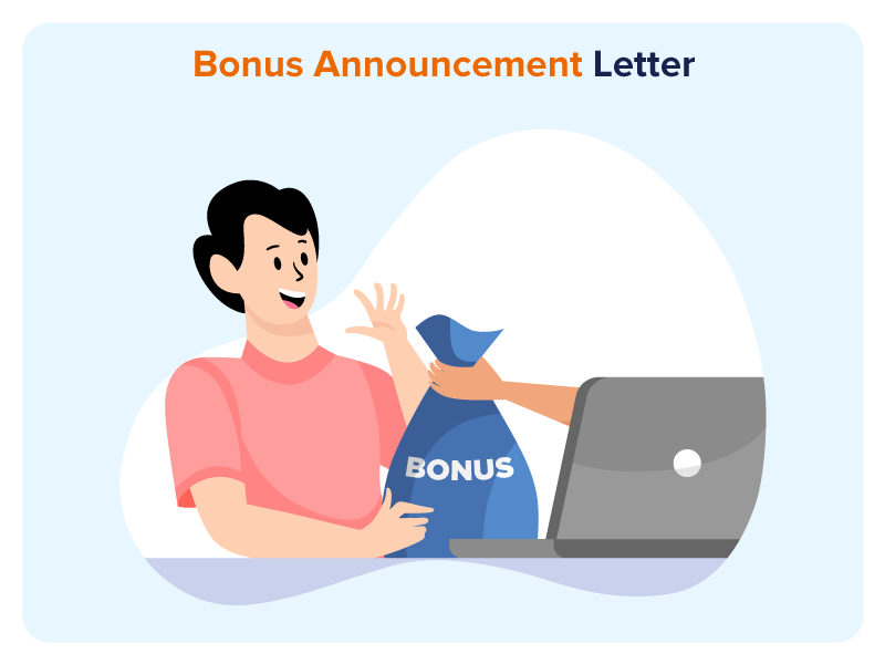 Bonus Announcement Letter
