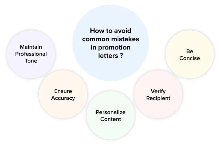 Common Mistakes in Promotion Letters