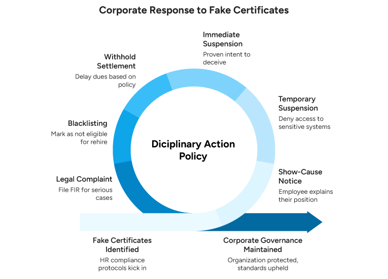 Corporate Response to Fake Certificates