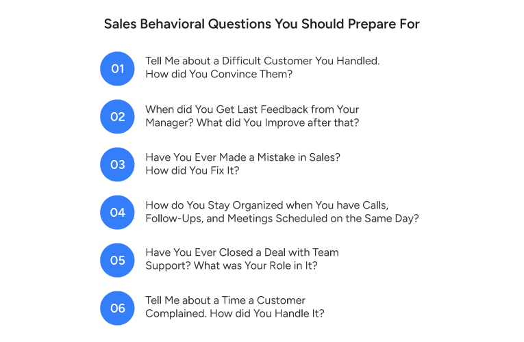 Sales Behavioral Questions You Should Prepare For