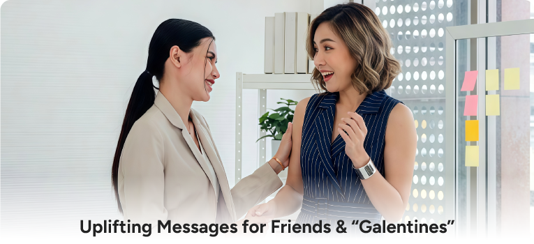 Uplifting Messages for Friends & “Galentines”