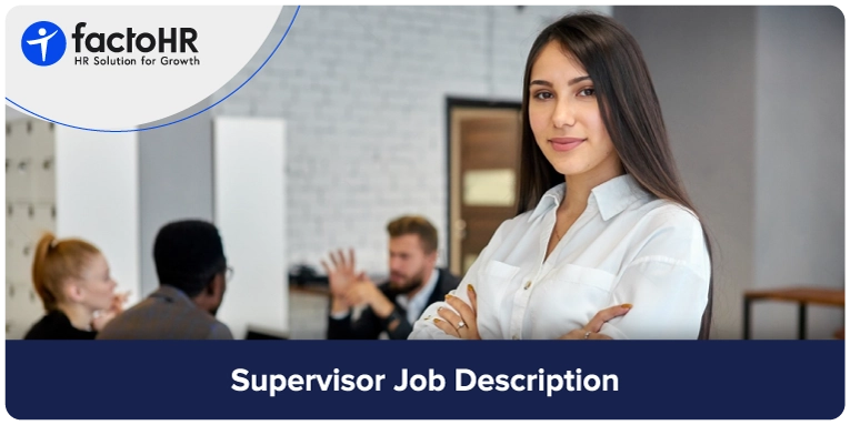 Supervisor Job Description