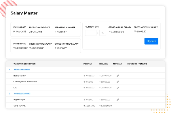 factoHR Payroll System Feature - Configure Payroll Process With Ease
